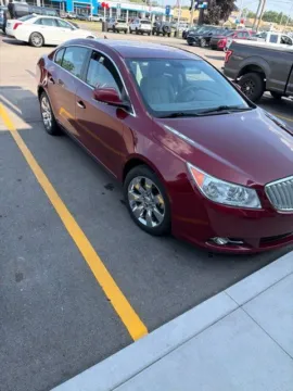 Red 2010 Buick LaCrosse CXL for sale in Davison, MI