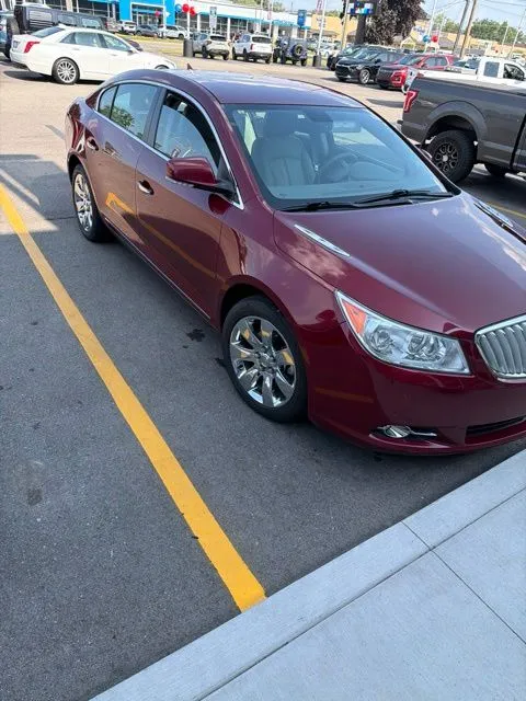 Red 2010 Buick LaCrosse CXL for sale in Davison, MI