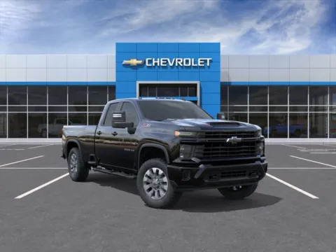 Black 2026 Chevrolet Silverado 2500 HD Custom for sale in Davison, MI