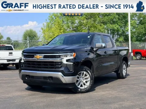 Black 2024 Chevrolet Silverado 1500 LT for sale in Davison, MI