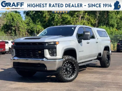 Silver 2020 Chevrolet Silverado 2500 HD Work Truck for sale in Davison, MI