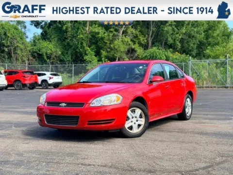 Red 2010 Chevrolet Impala LS for sale in Davison, MI