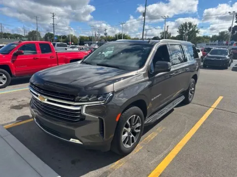 Gray 2021 Chevrolet Suburban LT for sale in Davison, MI