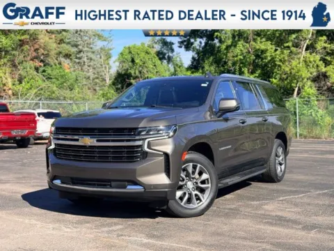 Gray 2021 Chevrolet Suburban LT for sale in Davison, MI