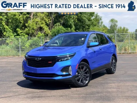 Blue 2024 Chevrolet Equinox RS for sale in Davison, MI