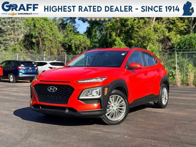 Orange 2019 Hyundai Kona SEL for sale in Davison, MI