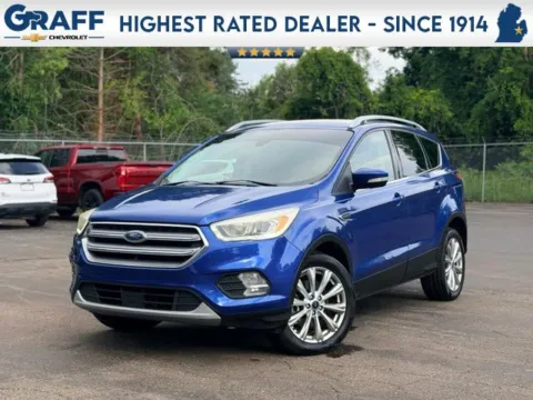 Blue 2017 Ford Escape Titanium for sale in Davison, MI