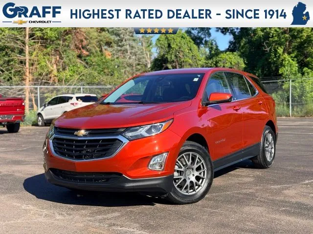Orange 2020 Chevrolet Equinox LT for sale in Davison, MI
