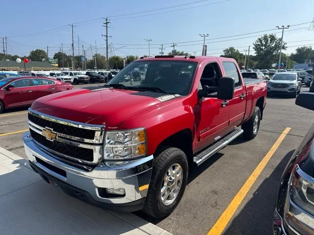 Red 2013 Chevrolet Silverado 2500 HD LT for sale in Davison, MI