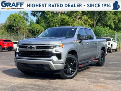 Gray 2024 Chevrolet Silverado 1500 RST for sale in Davison, MI