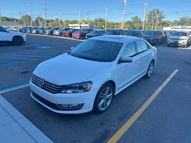 White 2014 Volkswagen Passat TDI SEL Premium for sale in Davison, MI