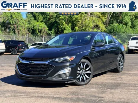 Black 2021 Chevrolet Malibu RS for sale in Davison, MI
