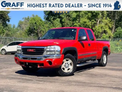 Red 2005 GMC Sierra 1500 SLE for sale in Davison, MI