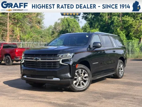 Black 2021 Chevrolet Suburban LT for sale in Davison, MI