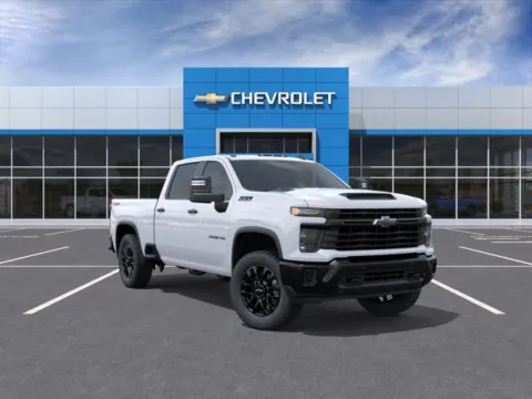 White 2026 Chevrolet Silverado 2500 HD Custom for sale in Davison, MI