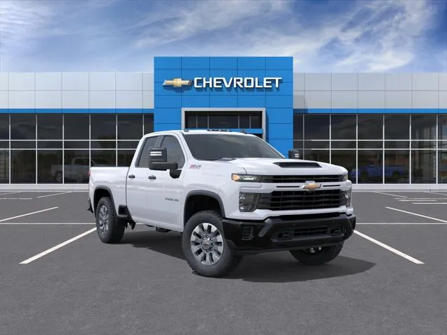 White 2026 Chevrolet Silverado 2500 HD Custom for sale in Davison, MI