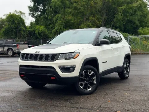 White 2018 Jeep Compass Trailhawk for sale in Davison, MI