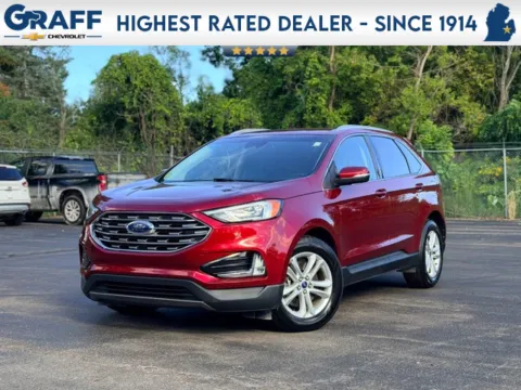 Red 2019 Ford Edge SEL for sale in Davison, MI