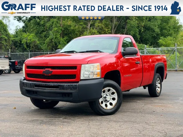 Red 2010 Chevrolet Silverado 1500 Work Truck for sale in Davison, MI