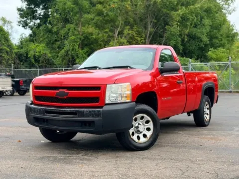 Red 2010 Chevrolet Silverado 1500 Work Truck for sale in Davison, MI