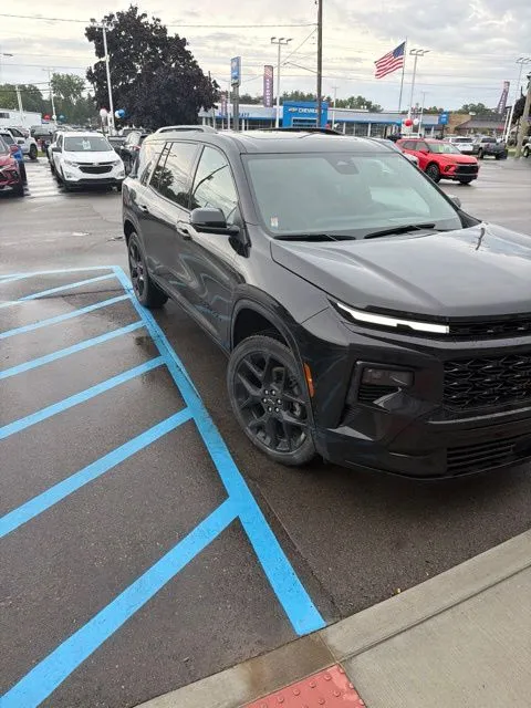Black 2024 Chevrolet Traverse RS for sale in Davison, MI