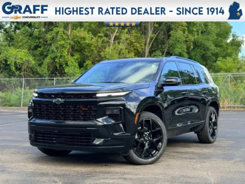 Black 2024 Chevrolet Traverse RS for sale in Davison, MI