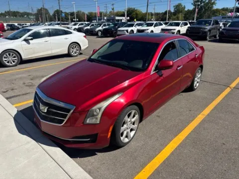 Red 2015 Cadillac ATS 2.0L Turbo for sale in Davison, MI