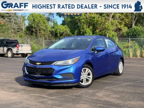 Blue 2017 Chevrolet Cruze LT for sale in Davison, MI