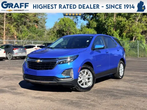 Blue 2024 Chevrolet Equinox LT for sale in Davison, MI