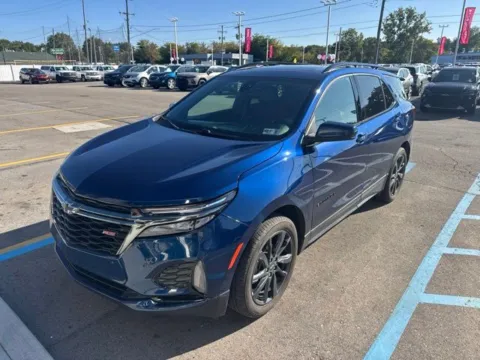 Blue 2022 Chevrolet Equinox RS for sale in Davison, MI