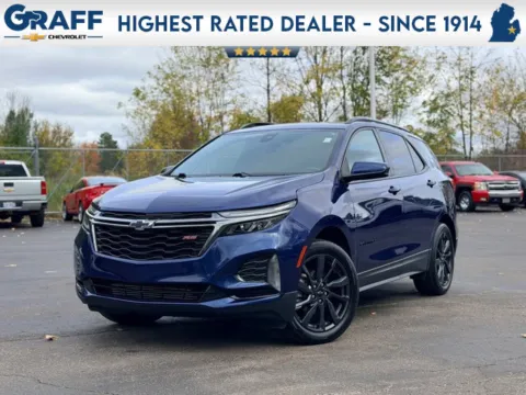 Blue 2022 Chevrolet Equinox RS for sale in Davison, MI