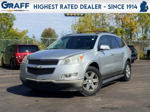 Silver 2012 Chevrolet Traverse LT for sale in Davison, MI