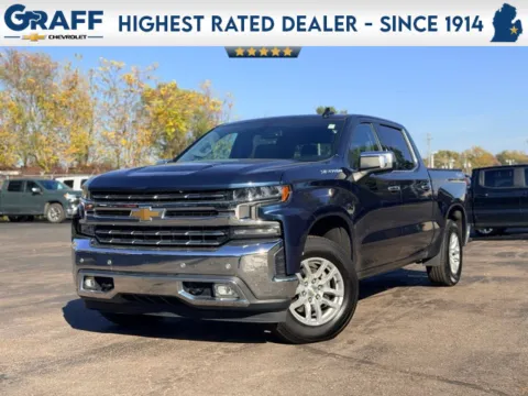 Blue 2020 Chevrolet Silverado 1500 LTZ for sale in Davison, MI
