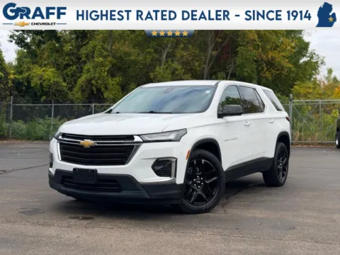 White 2023 Chevrolet Traverse LS for sale in Davison, MI