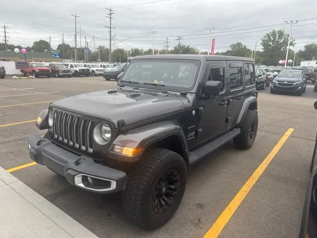 Gray 2020 Jeep Wrangler Unlimited Sahara for sale in Davison, MI