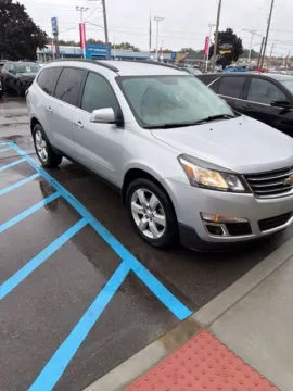 Silver 2017 Chevrolet Traverse LT for sale in Davison, MI