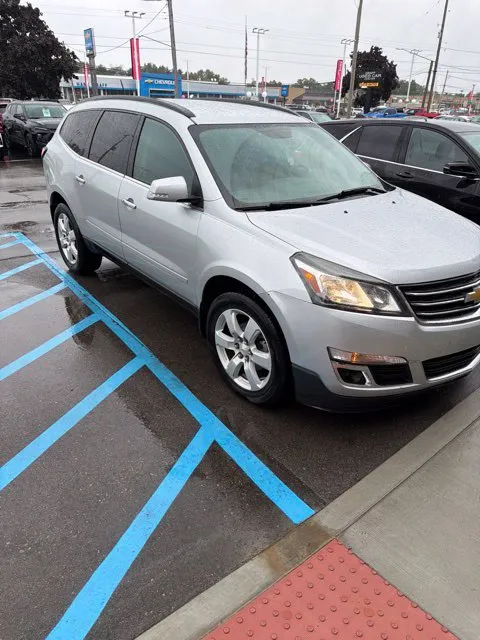 Silver 2017 Chevrolet Traverse LT for sale in Davison, MI