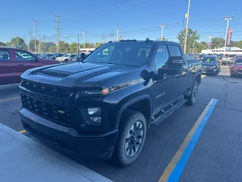 Black 2022 Chevrolet Silverado 2500 HD Custom for sale in Davison, MI