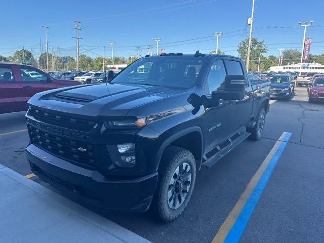 Black 2022 Chevrolet Silverado 2500 HD Custom for sale in Davison, MI