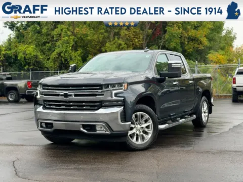 Gray 2021 Chevrolet Silverado 1500 LTZ for sale in Davison, MI