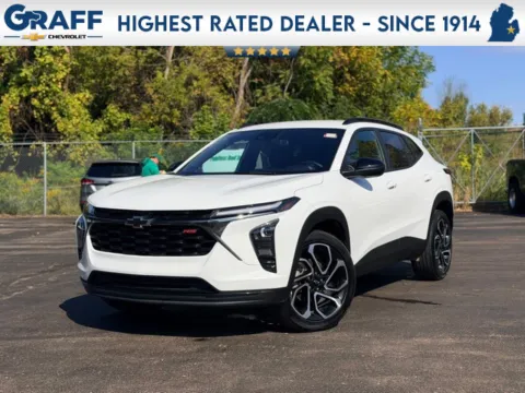 White 2025 Chevrolet Trax 2RS for sale in Davison, MI