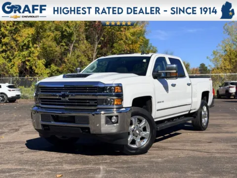 White 2018 Chevrolet Silverado 2500 HD LTZ for sale in Davison, MI
