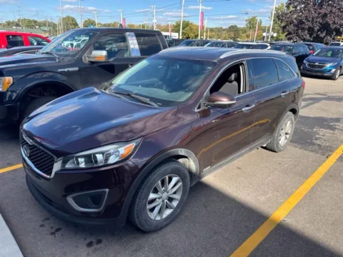 Red 2016 Kia Sorento LX for sale in Davison, MI
