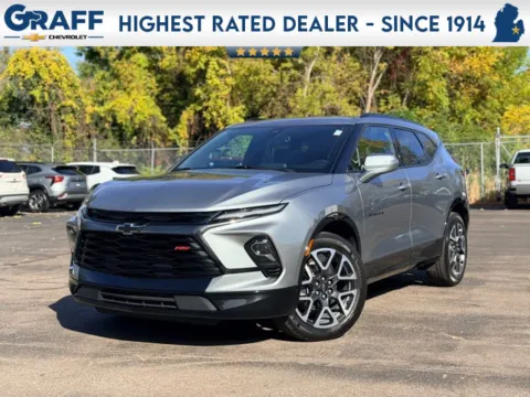 Gray 2024 Chevrolet Blazer RS for sale in Davison, MI