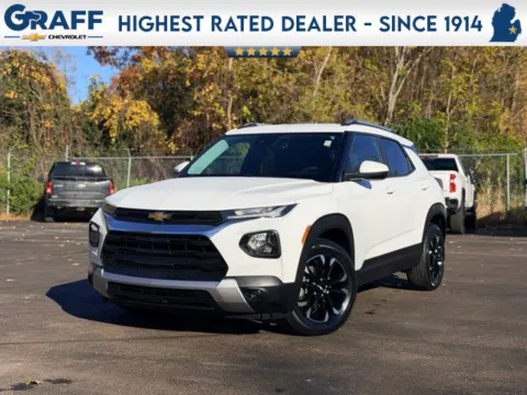 White 2021 Chevrolet TrailBlazer LT for sale in Davison, MI