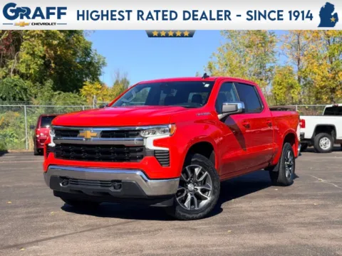 Red 2024 Chevrolet Silverado 1500 LT for sale in Davison, MI