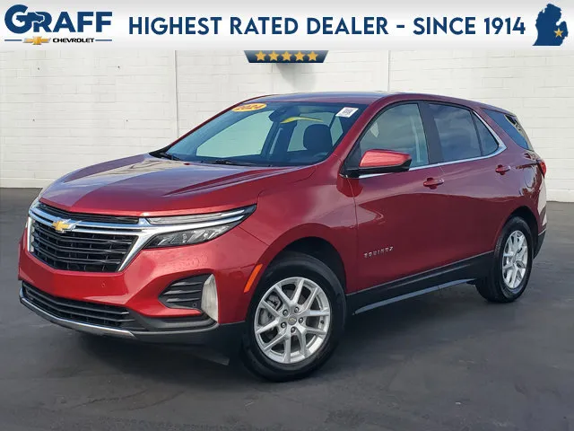 Red 2024 Chevrolet Equinox LT for sale in Davison, MI