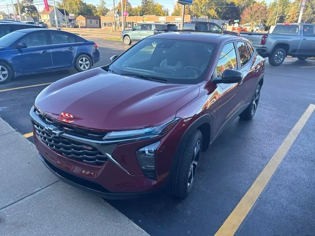 Red 2025 Chevrolet Trax 1RS for sale in Davison, MI