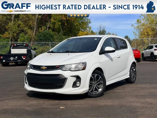 White 2017 Chevrolet Sonic LT for sale in Davison, MI