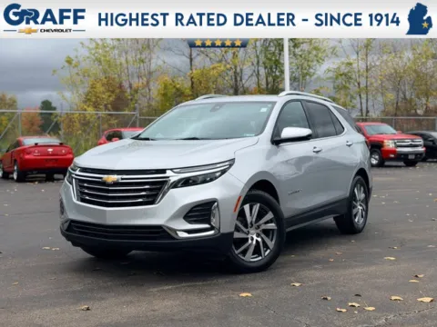 Silver 2022 Chevrolet Equinox Premier for sale in Davison, MI